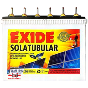 EXIDE SOLAR TALL  TUBULAR 6LMS150